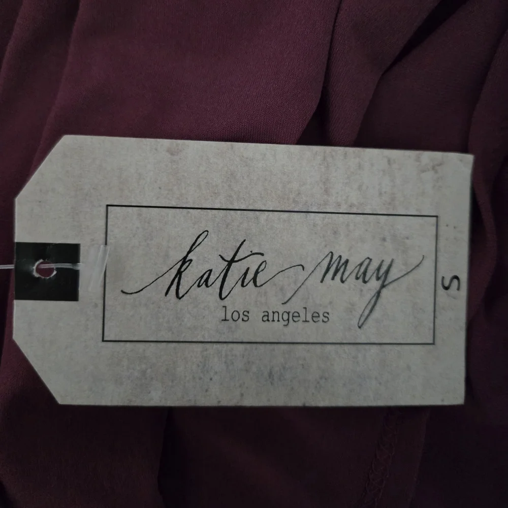 Katie May Attention Seeker One-Shoulder Maxi Dress Size Small New With Tags - Picture 7 of 11